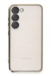 Mey İthalat®  Samsung Galaxy S23 Plus Kılıf  Lensli Silikon - Gold
