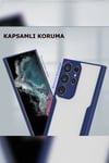 Mey İthalat®  Samsung Galaxy S23 Plus Kılıf Platin Silikon - Lila