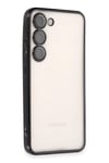 Mey İthalat®  Samsung Galaxy S23 Plus Kılıf  Lensli Silikon - Siyah