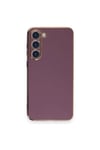 Mey İthalat®  Samsung Galaxy S23 Plus Kılıf Volet Silikon - Mor