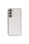 Mey İthalat®  Samsung Galaxy S23 Plus Kılıf Volet Silikon - Beyaz
