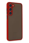 Mey İthalat®  Samsung Galaxy S23 Plus Kılıf Montreal Silikon Kapak - Kırmızı