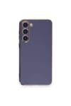 Mey İthalat®  Samsung Galaxy S23 Plus Kılıf Volet Silikon - Mavi