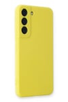 Mey İthalat®  Samsung Galaxy S23 Plus Kılıf Nano içi Kadife Silikon - Sarı