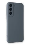 Mey İthalat®  Samsung Galaxy S23 Plus Kılıf Nano içi Kadife Silikon - Gri