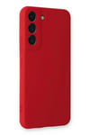 Mey İthalat®  Samsung Galaxy S23 Plus Kılıf Nano içi Kadife Silikon - Kırmızı