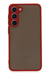 Mey İthalat®  Samsung Galaxy S23 Plus Kılıf Montreal Silikon Kapak - Kırmızı