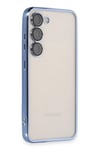 Mey İthalat®  Samsung Galaxy S23 Plus Kılıf  Lensli Silikon - Açık Mavi