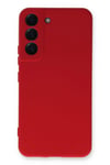 Mey İthalat®  Samsung Galaxy S23 Plus Kılıf Nano içi Kadife Silikon - Kırmızı