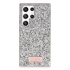 Mey İthalat®  Samsung Galaxy S23 Ultra Bright Simli Kapak - Gümüş