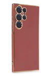 Mey İthalat®  Samsung Galaxy S23 Ultra Kılıf Volet Silikon - Kırmızı