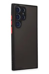 Mey İthalat®  Samsung Galaxy S23 Ultra Kılıf Montreal Silikon Kapak - Siyah