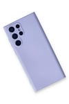 Mey İthalat®  Samsung Galaxy S23 Ultra Kılıf Nano içi Kadife Silikon - Lila