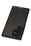 Mey İthalat®  Samsung Galaxy S23 Ultra Kılıf Montreal Silikon Kapak - Siyah
