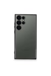 Mey İthalat®  Samsung Galaxy S23 Ultra Kılıf  Lensli Silikon - Siyah