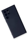 Mey İthalat®  Samsung Galaxy S23 Ultra Kılıf Nano içi Kadife Silikon - Lacivert