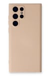 Mey İthalat®  Samsung Galaxy S23 Ultra Kılıf Nano içi Kadife Silikon - Pudra