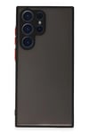 Mey İthalat®  Samsung Galaxy S23 Ultra Kılıf Montreal Silikon Kapak - Siyah