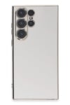 Mey İthalat®  Samsung Galaxy S23 Ultra Kılıf Volet Silikon - Beyaz