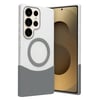 Mey İthalat®  Samsung Galaxy S23 Ultra Velar Magsafe Kapak - Natural Grey