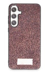 Mey İthalat®  Samsung Galaxy S24 Bright Simli Kapak - Derin Mor