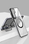 Mey İthalat®  Samsung Galaxy S24 Crystal Magsafe Kapak - Siyah