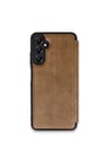 Mey İthalat®  Samsung Galaxy S24 FE Kılıf Flip Cover - Taba