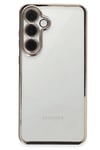Mey İthalat®  Samsung Galaxy S24 FE Kılıf  Lensli Silikon - Titanyum Gri