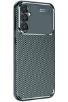 Mey İthalat®  Samsung Galaxy S24 FE Kılıf Auto Focus Karbon Kapak - Koyu Yeşil