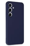 Mey İthalat®  Samsung Galaxy S24 FE Kılıf Nano içi Kadife Silikon - Lacivert