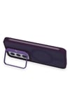 Mey İthalat®  Samsung Galaxy S24 Flet Lens Magsafe Kapak - Derin Mor