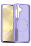 Mey İthalat®  Samsung Galaxy S24 Jota Magsafe Kapak - Lila