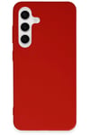 Mey İthalat®  Samsung Galaxy S24 Kılıf First Silikon - Kırmızı