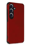 Mey İthalat®  Samsung Galaxy S24 Kılıf Loop Deri Silikon - Kırmızı