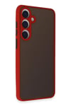 Mey İthalat®  Samsung Galaxy S24 Kılıf Montreal Silikon Kapak - Kırmızı