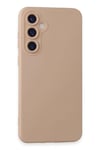 Mey İthalat®  Samsung Galaxy S24 Kılıf Nano içi Kadife Silikon - Pudra
