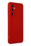 Mey İthalat®  Samsung Galaxy S24 Kılıf Nano içi Kadife Silikon - Kırmızı
