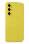 Mey İthalat®  Samsung Galaxy S24 Kılıf Nano içi Kadife Silikon - Sarı