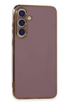 Mey İthalat®  Samsung Galaxy S24 Plus Kılıf Volet Silikon - Mor