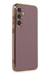 Mey İthalat®  Samsung Galaxy S24 Plus Kılıf Volet Silikon - Mor