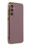 Mey İthalat®  Samsung Galaxy S24 Plus Kılıf Volet Silikon - Mor