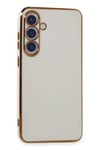 Mey İthalat®  Samsung Galaxy S24 Plus Kılıf Volet Silikon - Beyaz