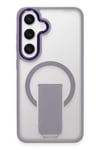 Mey İthalat®  Samsung Galaxy S24 Tork Magsafe Standlı Kapak - Lila
