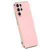 Mey İthalat®  Samsung Galaxy S24 Ultra Kılıf Volet Silikon - Pembe