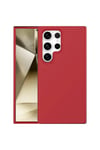 Mey İthalat®  Samsung Galaxy S24 Ultra Kılıf First Silikon - Kırmızı