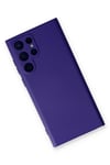 Mey İthalat®  Samsung Galaxy S24 Ultra Kılıf Nano içi Kadife Silikon - Mor
