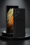 Mey İthalat®  Samsung Galaxy S24 Ultra Kılıf Kelvin Kartvizitli Silikon - Kırmızı