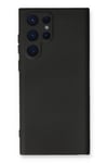 Mey İthalat®  Samsung Galaxy S24 Ultra Kılıf Nano içi Kadife Silikon - Siyah