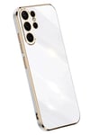 Mey İthalat®  Samsung Galaxy S24 Ultra Kılıf Volet Silikon - Beyaz