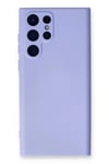 Mey İthalat®  Samsung Galaxy S24 Ultra Kılıf Nano içi Kadife Silikon - Lila